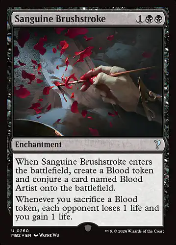 Sanguine Brushstroke - mb2 Spoiler