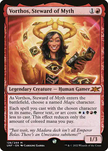 Vorthos, Steward of Myth - unf Spoiler