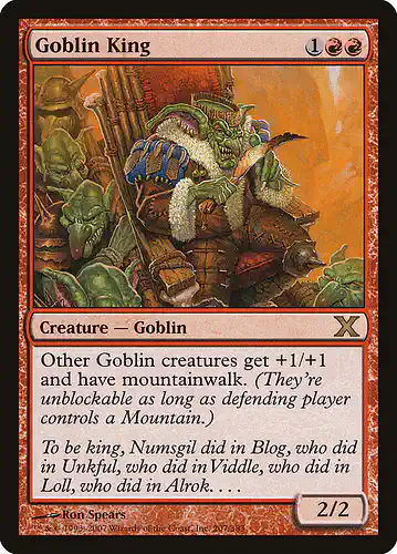 Goblin King - 10e Spoiler