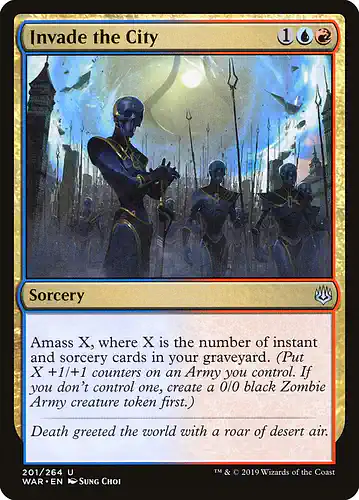 Invade the City - war Spoiler