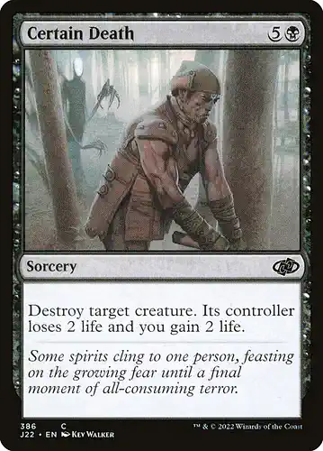 Certain Death - j22 Spoiler