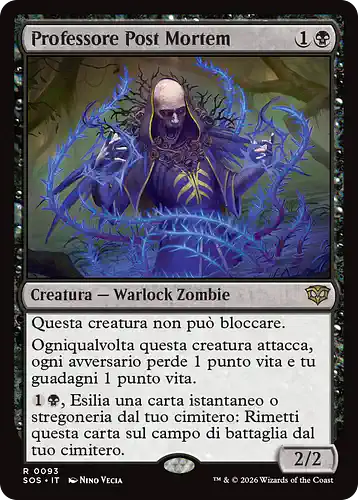 Postmortem Professor - sos Spoiler