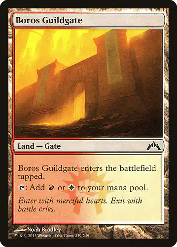 Boros Guildgate - gtc Spoiler