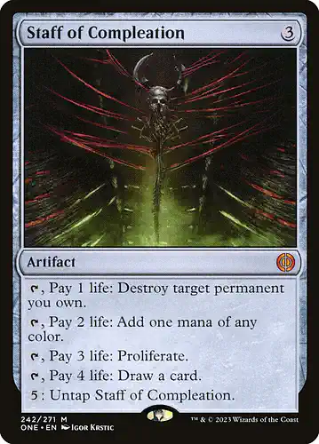 Staff of Compleation - one Spoiler