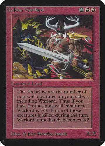 Keldon Warlord - lea Spoiler