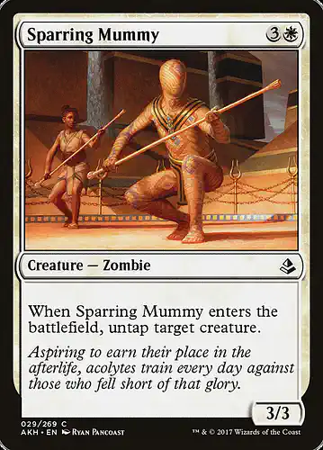 Sparring Mummy - akh Spoiler
