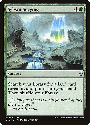 Sylvan Scrying - bfz Spoiler