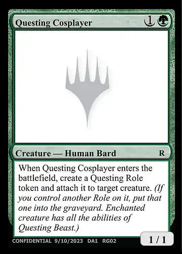 Questing Cosplayer - unk Spoiler