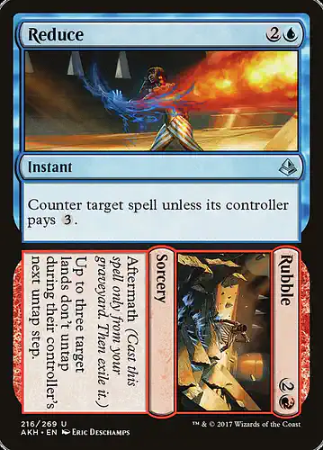 Reduce - akh Spoiler