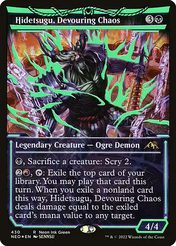 Hidetsugu, Devouring Chaos - neo Spoiler