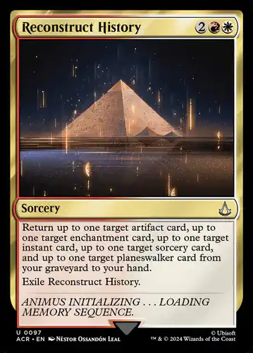 Reconstruct History - acr Spoiler