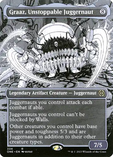 Graaz, Unstoppable Juggernaut - one Spoiler