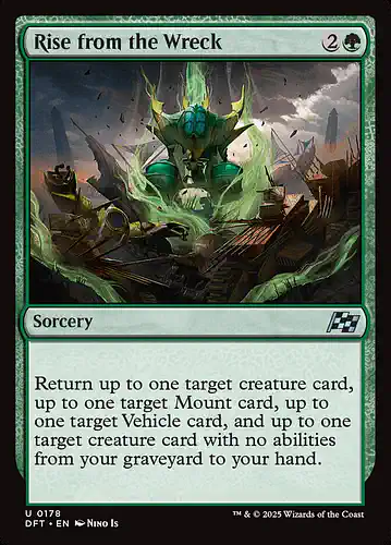 Rise from the Wreck - dft Spoiler