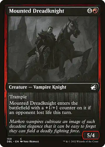 Mounted Dreadknight - dbl Spoiler
