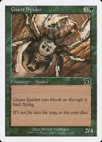 Giant Spider - 6ed Spoiler