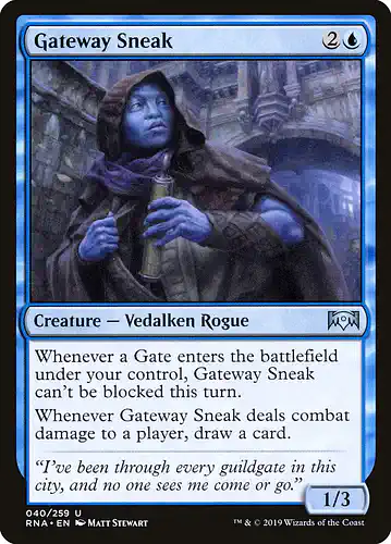 Gateway Sneak - rna Spoiler