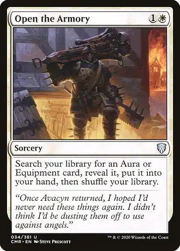 Open the Armory - cmr Spoiler