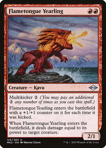 Flametongue Yearling - mh2 Spoiler