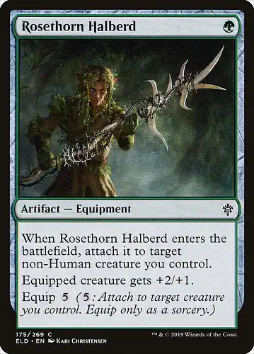 Rosethorn Halberd - eld Spoiler