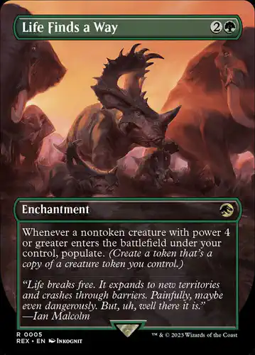 Life Finds a Way - rex Spoiler
