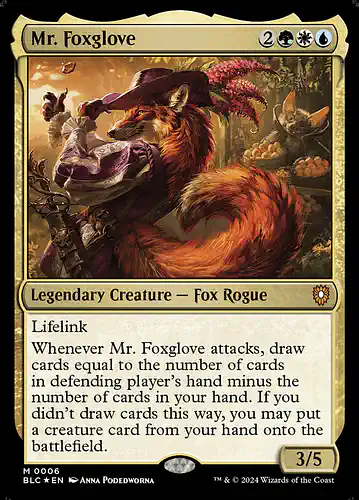 Mr. Foxglove - blc Spoiler