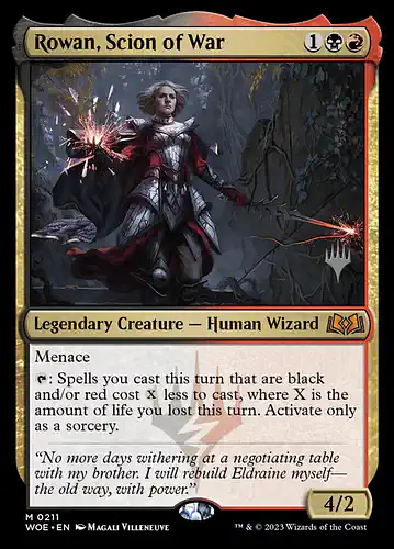 Rowan, Scion of War - woe Spoiler