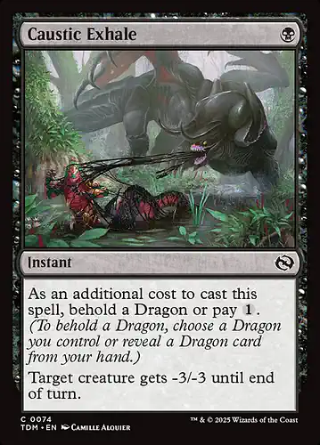 Caustic Exhale - tdm Spoiler