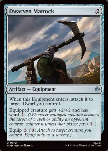 Dwarven Mattock - hob Spoiler