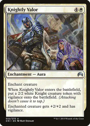 Knightly Valor - ori Spoiler