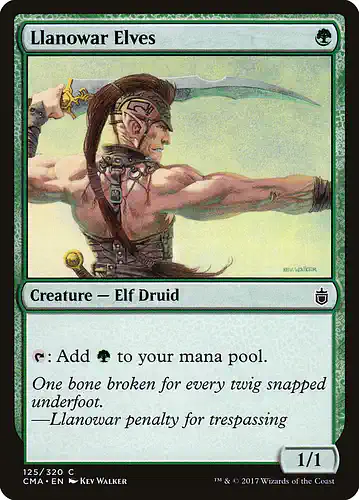 Llanowar Elves - cma Spoiler