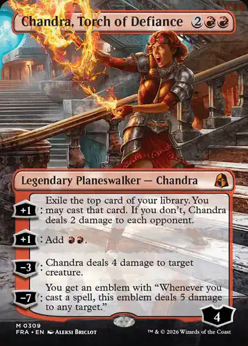 Chandra, Torch of Defiance - frc Spoiler