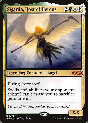 Sigarda, Host of Herons - uma Spoiler