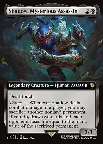 Shadow, Mysterious Assassin - fic Spoiler