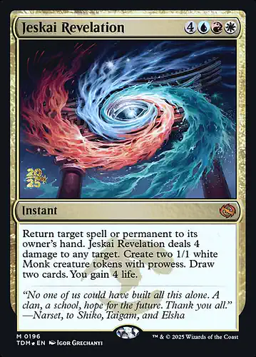 Jeskai Revelation - tdm Spoiler