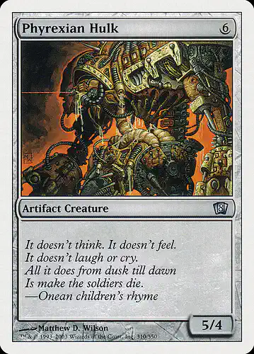 Phyrexian Hulk - 8ed Spoiler