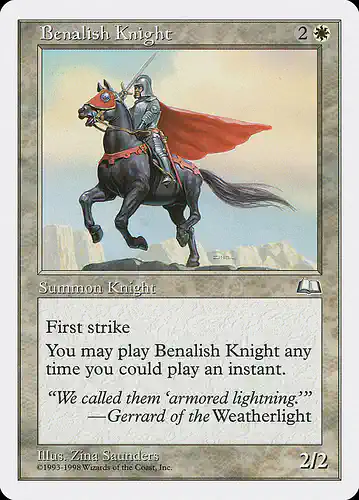 Benalish Knight - ath Spoiler