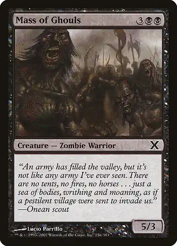 Mass of Ghouls - 10e Spoiler