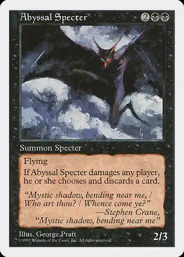 Abyssal Specter - 5ed Spoiler