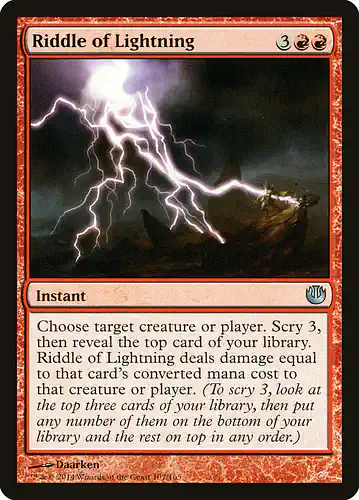 Riddle of Lightning - jou Spoiler