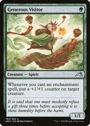 Generous Visitor - neo Spoiler