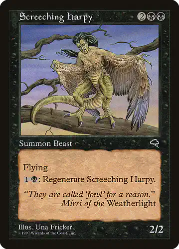 Screeching Harpy - tmp Spoiler