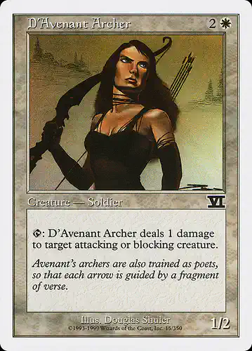 D'Avenant Archer - 6ed Spoiler