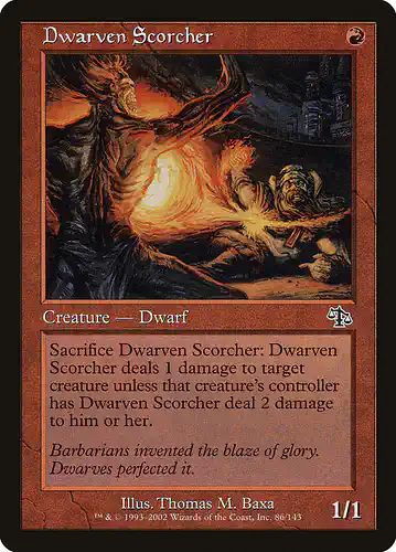Dwarven Scorcher - jud Spoiler
