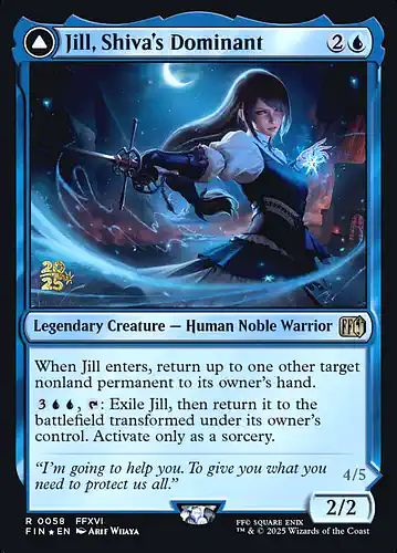 Jill, Shiva's Dominant - fin Spoiler