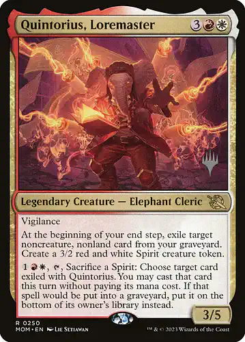 Quintorius, Loremaster - mom Spoiler