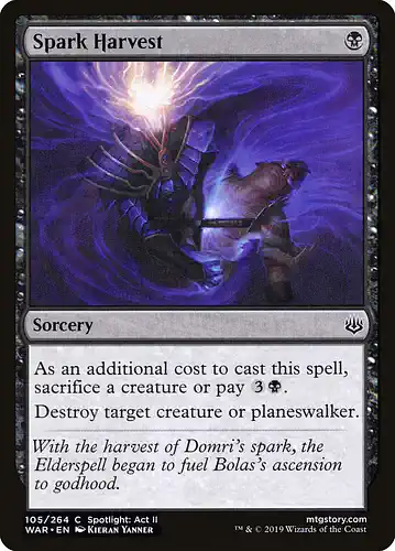 Spark Harvest - war Spoiler