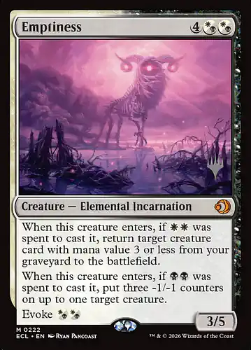 Emptiness - ecl Spoiler