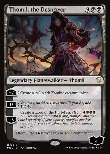 Thomil, the Destroyer - mbc Spoiler