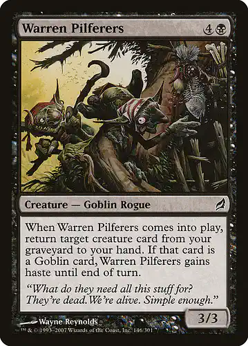 Warren Pilferers - lrw Spoiler
