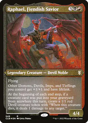 Raphael, Fiendish Savior - clb Spoiler